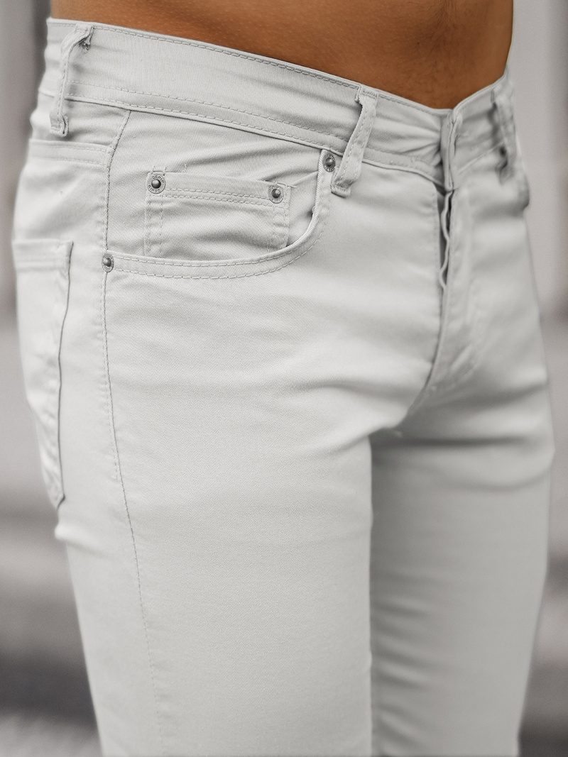 Pánské Džíny Šedé OZONEE E/5194/01