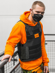 Pánská Vesta Černá OZONEE PE/4003