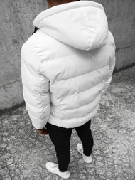 Pánská Oboustranná Bunda Bílá OZONEE JS/M761/281