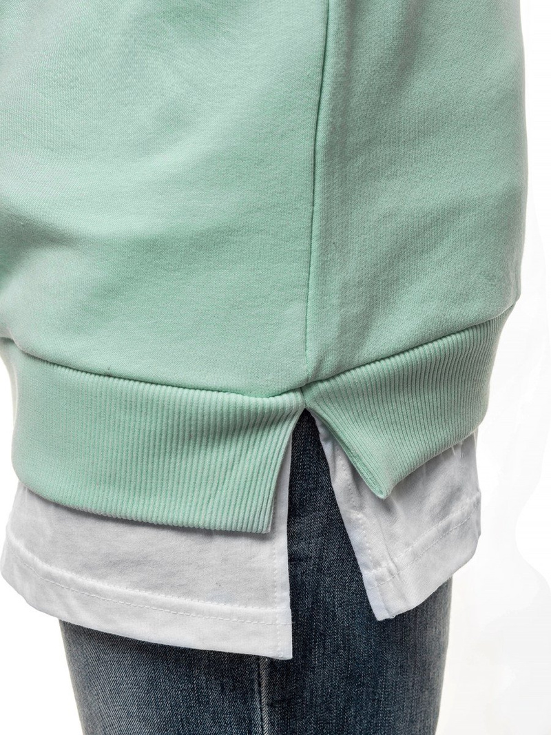 Pánská Mikina Mentolová OZONEE B/181905