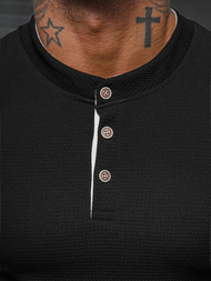 Pánské Tričko Černé OZONEE O/M011