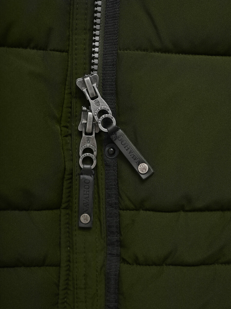 Dámská Bunda Khaki OZONEE O/W377Z