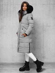 Dámská Bunda Šedé OZONEE O/W377