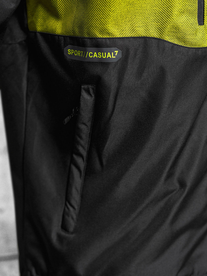 Pánská Bunda Černá OZONEE JS/22M311/392