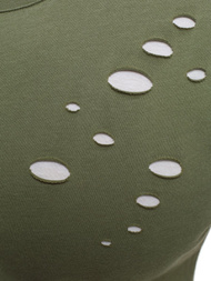 Pánské Tričko Zelené OZONEE O/1115