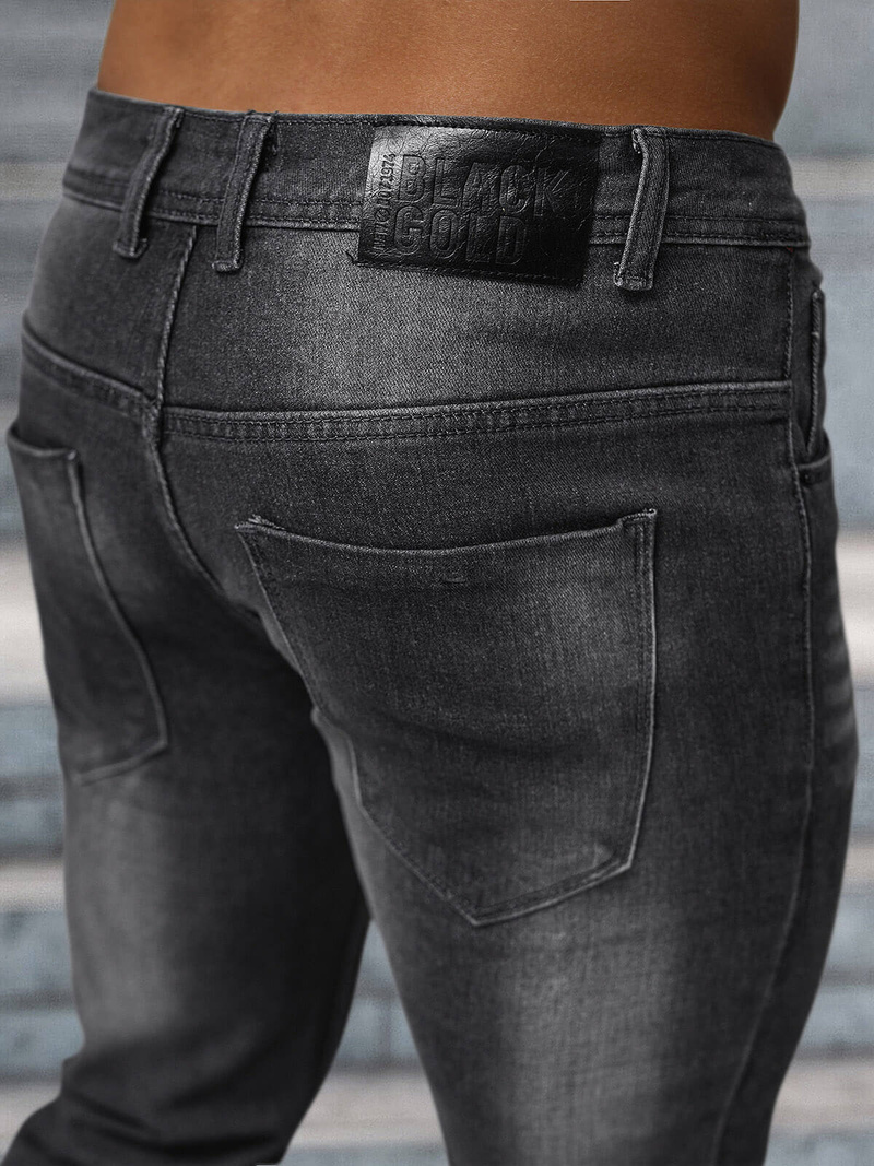 Pánské Džíny Grafitové OZONEE NB/MP0199GS