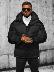 Pánská Bunda Černá OZONEE JS/31M5008