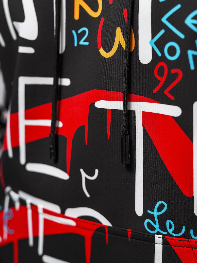 Pánská Mikina Černá OZONEE JS/8B1233/3