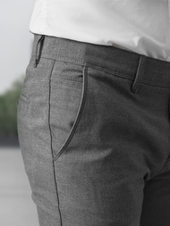 Мъжки панталони тъмносиво OZONEE V/6545