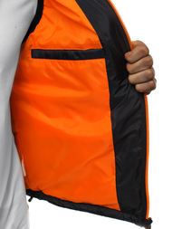 Pánská Vesta Černá OZONEE N/6102