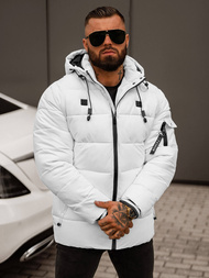 Pánská Bunda Bílá OZONEE JS/57M7502/281