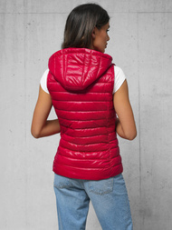 Dámská Vesta Červená OZONEE JS/16M9138/270