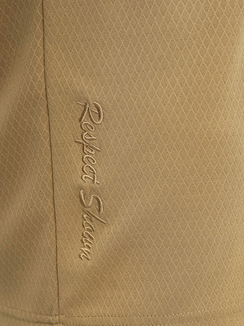 Pánské Polo Tričko Tmavě-Béžové OZONEE O/YN2/575