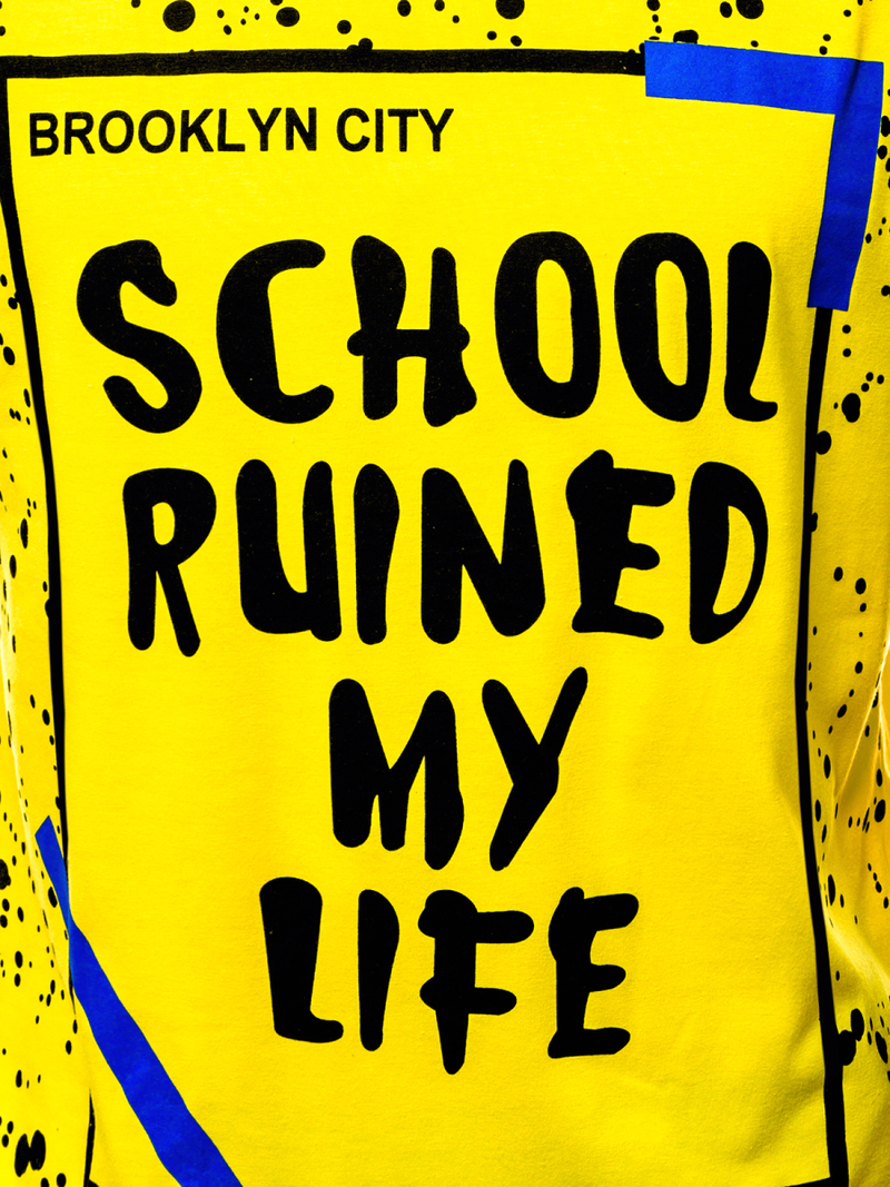 Pánské Tričko Žluté OZONEE JS/KS1978