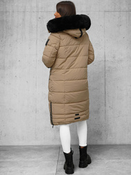 Dámská Bunda Tmavě-Béžové OZONEE O/W377