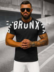 Pánské Tričko Černé OZONEE O/8T1265/3