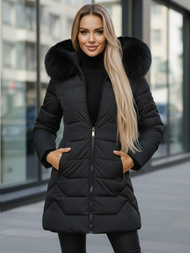 Dámská Bunda Černá OZONEE JS/16M9121/392Z