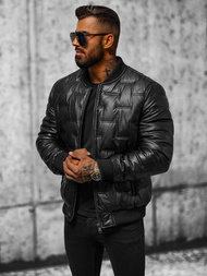 Pánská Bunda Černá OZONEE O/11Z8099