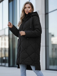 Dámská Bunda Černá OZONEE JS/5M3168/392Z