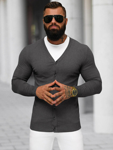 Pánský Svetr Grafitové OZONEE NB/MM6006/3Z