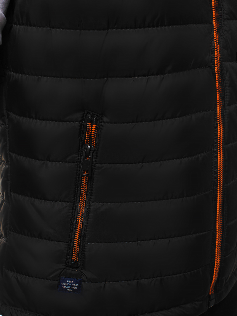 Pánská Vesta Černá OZONEE N/6102