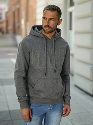 Pánská Mikina Grafitová OZONEE JS/8B1773/5