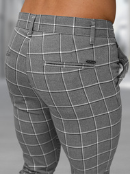 Pánské Chino Kalhoty Tmavě-Grafitová OZONEE DJ/5522Z