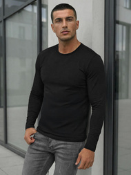 Pánské Tričko S Dlouhým Rukávem Černý OZONEE JS/DB71/1