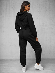 Dámská dvoudílná tepláková souprava černá OZONEE O/XYS3225