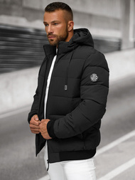 Pánská Zimní Bunda Černá OZONEE JS/31M5023/392