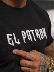 Pánské Tričko Černé OZONEE O/T7283