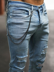 Pánské Džíny Světle-Modré OZONEE DP/202