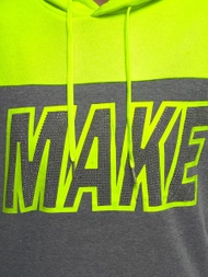 Dámská Mikina Zelené-Neon OZONEE JS/B26024