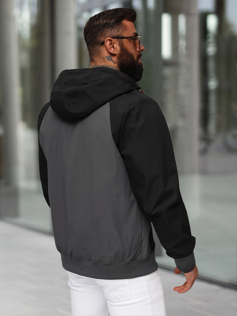 Pánská Bunda Černá OZONEE JS/5M3213/392