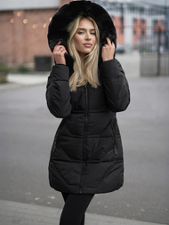 Dámská Bunda Černá OZONEE JS/16M9099/392Z