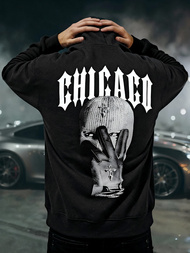 Pánská Mikina Černá OZONEE JS/21B1903/3