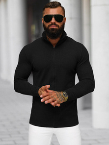 Pánský Svetr Černý OZONEE NB/MM6004/4Z