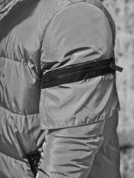 Pánská Zimní Bunda Šedá OZONEE O/M799