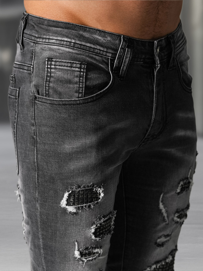 Pánské Džíny Černé OZONEE NB/MP0152NZ