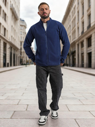 Pánská Mikina Námořnická Modřá OZONEE JS/HH016/25