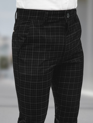 Pánské Chino Kalhoty Černé OZONEE DJ/5515