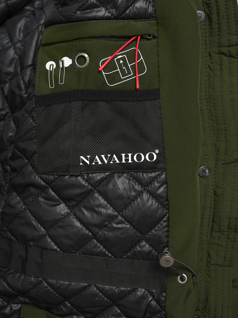 Dámská Bunda Khaki OZONEE O/W377Z