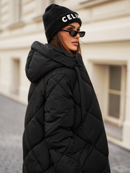 Dámská Bunda Černá OZONEE JS/5M3168/392Z