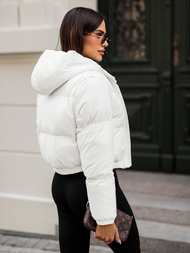 Dámská Bunda Bílá OZONEE JS/5M3260/281