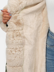 Dámská Zimní Bunda Zelená OZONEE JS/M763/136Z