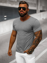 Pánské Tričko Grafitové OZONEE JS/712007Z