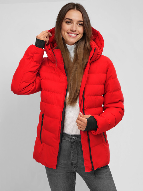 Dámská Bunda Červená OZONEE JS/M769/270