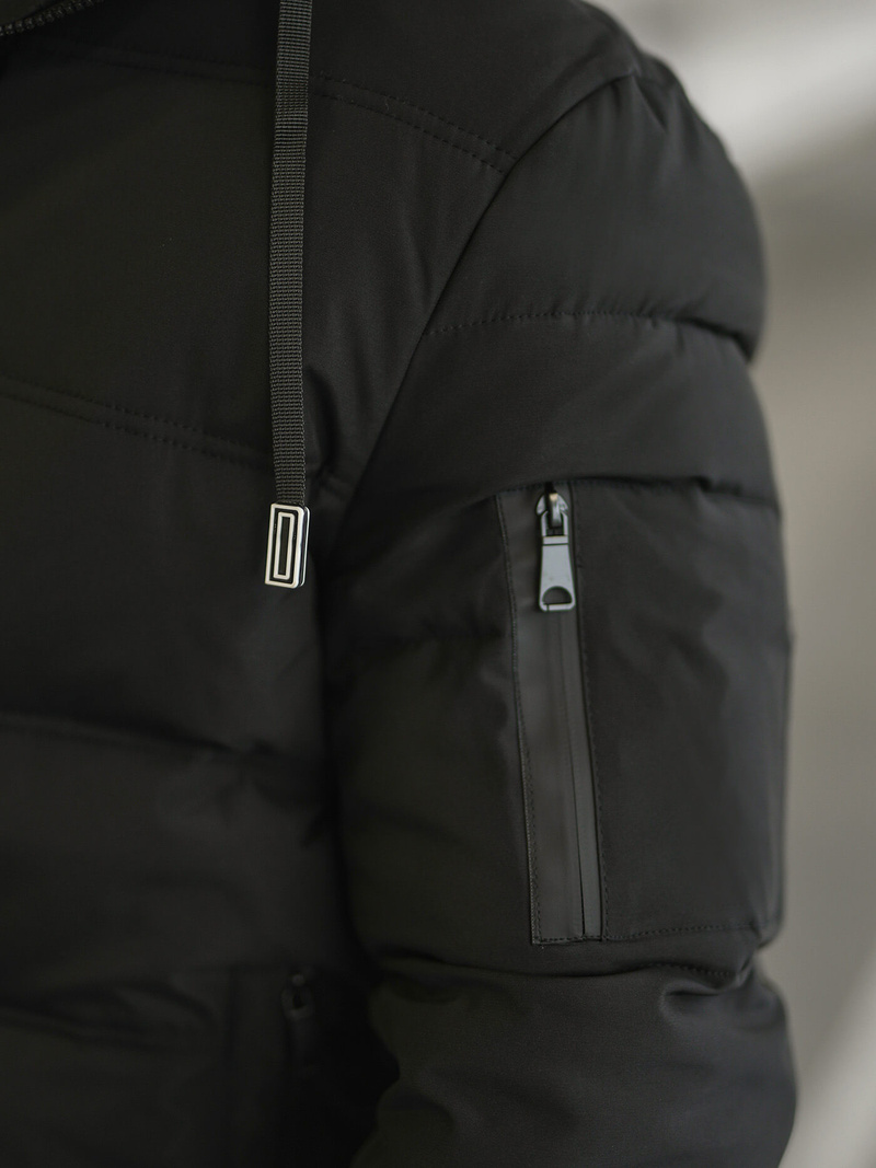 Pánská Bunda Černá OZONEE JS/31M5003Z