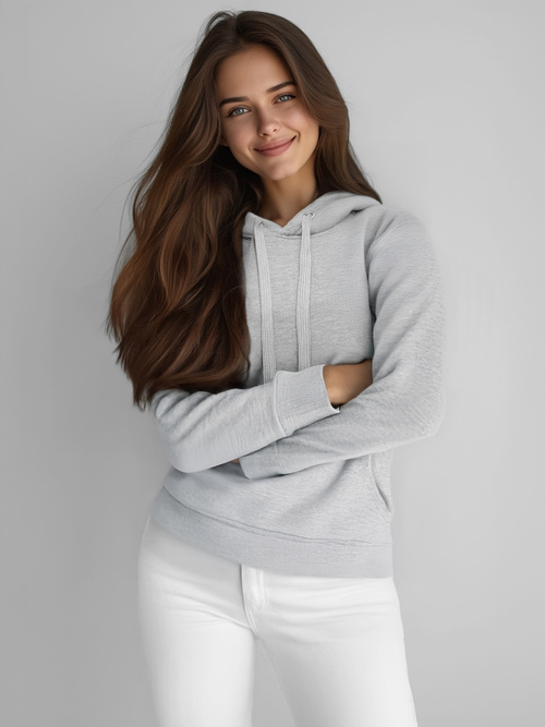 Dámská Mikina Šedá OZONEE JS/W02Z