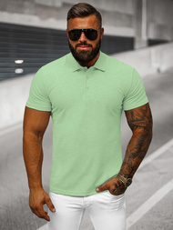 Pánské Polo Tričko Mentolová OZONEE JS/8T80/153Z